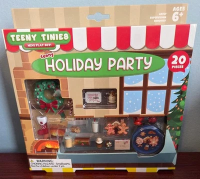 Teeny Tinies Mini Playset Holiday Party - Different - Gingerbread Christmas 20PC - Image 1 of 3