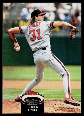 1992 Stadium Club Chuck Finley #315 California Angels - Image 1 of 2