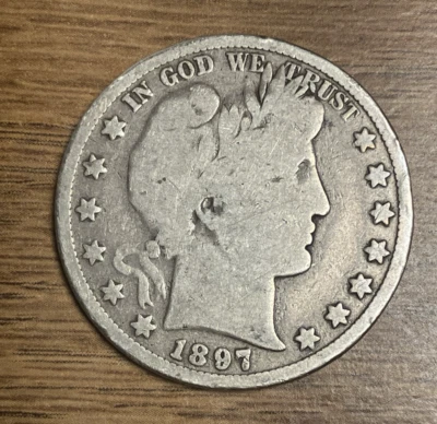 1897 (P) Barber Half Dollar - Image 1 of 4