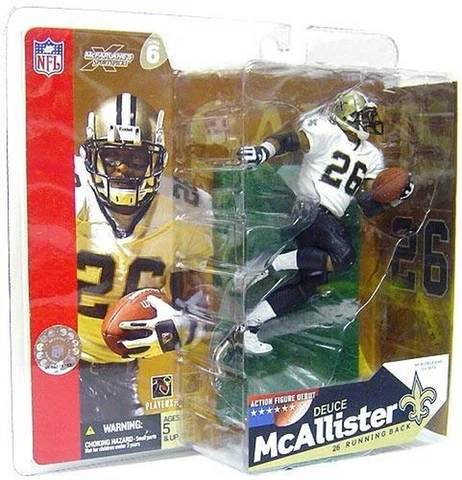Deuce McAllister New Orleans Saints McFarlane Action Figure NFL Ole Miss Cover