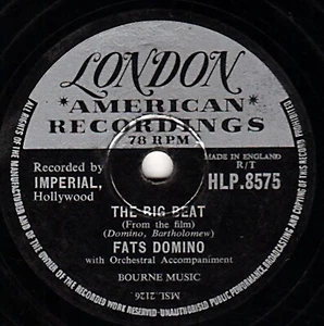 GREAT FATS DOMINO 78 THE BIG BEAT / I WANT YOU TO KNOW UK LONDON HLP 8575 V+ - Picture 1 of 1