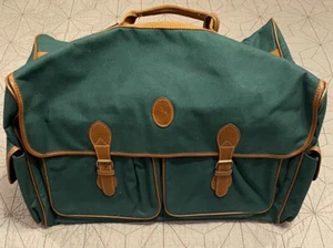 Vintage Ralph Lauren grün Weekender Reisetasche Fitnessstudio Reisetasche Schnallen groß - Bild 1 von 4