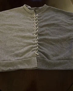 Women’s Top Size XL Long Sleeve Gray - Picture 1 of 3