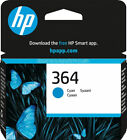 HP 364 Cyan Original Ink Cartridge for PhotoSmart 5510 5520 6520 7520 (CB318EE)