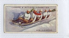 (Ja7405-100) lambert & butler,winter sports,bob-sleighing,1924#15