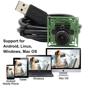 VGA Security USB Camera Module w/ 3.6mm Lens High Speed 60fps Mini OV7725 Webcam - Picture 1 of 7