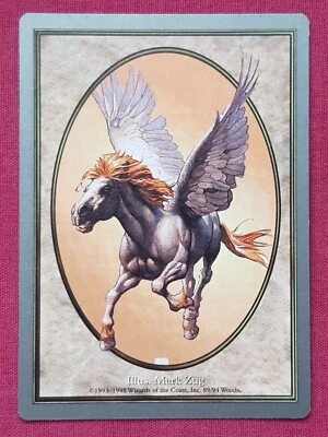 Magic The Gathering UNGLUED PEGASUS token card MTG - Image 1 of 2