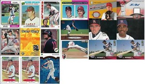 Lot of Anaheim/California Angels baseball cards - 80 different - 142 total 