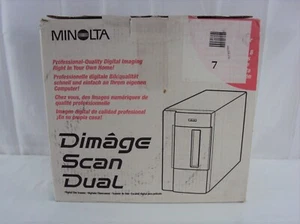 Minolta Dimage Scan Dual Model F-2400 35mm Digital Film Slide Scanner NEW in Box - Picture 1 of 14