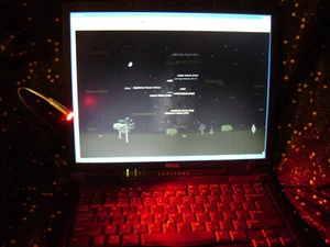 Red LED USB Keyboard Lite Astronomy Night Vision for Astro-imaging/Star Party's - Picture 1 of 5