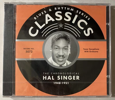 HAL SINGER 1948-1951 Wynton Kelly Sir Charles Thompson SEALED CD - Image 1 of 2