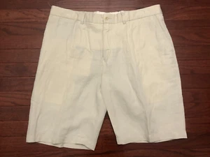 PANTALONES CORTOS POLO RALPH LAUREN PARA HOMBRE TALLA 36 BEIGE PRESTON FIT CHINO LINO SEDA MEZCLA v - Imagen 1 de 6