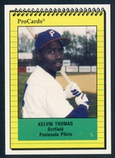 1991 ProCards * Kelvin Thomas * Peninsula Pilots