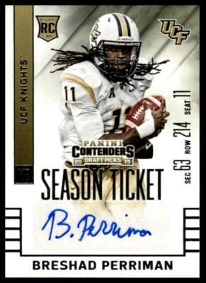 2015 Panini Contenders Draft Picks #117a Breshad Perriman - Image 1 of 2