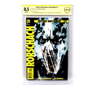 FIRMATO CBCS 8.5 Before Watchmen Rorschach #2B Jock 1:25 variante - Foto 1 di 7