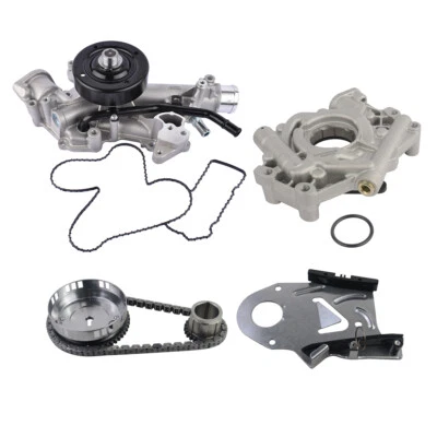 Kit de cadena de distribución Fit 03-08 Dodge Ram 1500 Chrysler 5,7 L VIN D 2 bomba de aceite y agua Foto 1 de 4