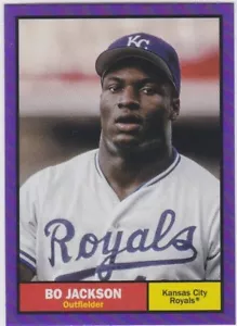 BO JACKSON 2024 Topps RARE PURPLE $$ VARIATION Baseball Card KANSAS CITY ROYALS - Picture 1 of 2
