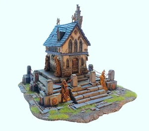 WARHAMMER WAR GAME SCENERY "BIG SANCTUARY CHAPEL" AGE OF SIGMAR - MORDHEIM CITY - Picture 1 of 3