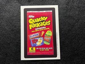 2007 TOPPS WACKY PACKAGES POSTCARDS SERIES 1 6 X 4 POSTCARD QUACKY PACKAGES #2