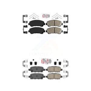 Front Rear Ceramic Disc Brake Pads Kit For 2007-2012 Nissan Sentra SE-R Spec V - Picture 1 of 14