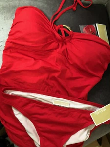 Michael Kors swimwear cruise 2019 604 true red S size - Picture 1 of 2