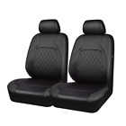 Leather Seat Covers Protector Cushion Mat Durable For Car SUV Front Row Chair