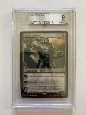 Karn Liberated Modern Masters 2015 Mythic MTG Beckett Graded BGS 9 Mint - Image 1 of 2