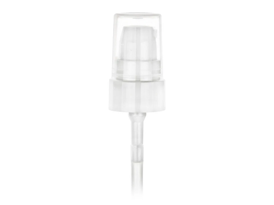 20/400 White smooth TREATMENT PUMP w/hood 3 7/16" DIP TUBE -bag of 50 - Image 1 of 1