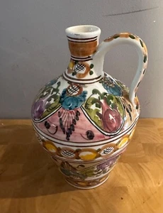 Tarro de aceite grande hecho a mano Skyros Grecia - Imagen 1 de 5