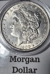 1900 P Morgan Silber Dollar Atemberaubend Stempelglanz  - Bild 1 von 2