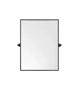 Elegant Lighting Everly 24" x 32" Transitional Rectangular Framed Wall Mirror Bl - Picture 1 of 1