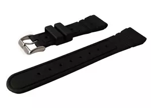 QUALITÄT DIVERS POLYURETHAN UHRENARMBAND ARMBAND GR. 22 MM NEU - Bild 1 von 1