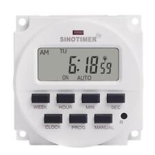 Digital LCD Timer Switch 7 Days Weekly Programmable Time Relay With Countdown