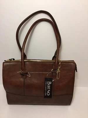 Bolso de Mano Mujer Bueno Collection Marrón (Cardovan) con Dorado Foto 1 de 4