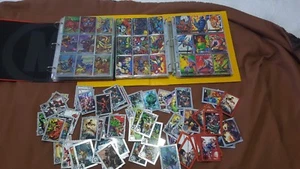 Vintage marvel cards FLAIR rare bundle lot xmen spiderman signature superman dc - Picture 1 of 11