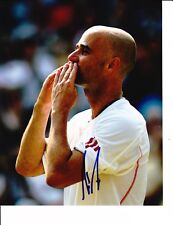 ANDRE AGASSI SIGNED BLOWING KISSES 8X10