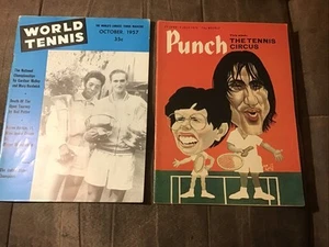 2 Mags. World Tennis Punch, Billy J. King 1973 & 1957 Althea Gibson W.T. V/G - Picture 1 of 7