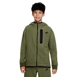 Nike Sportswear Tech Fleece Winterized Full Zip Hoodie Rough Green/Black - Picture 1 of 4