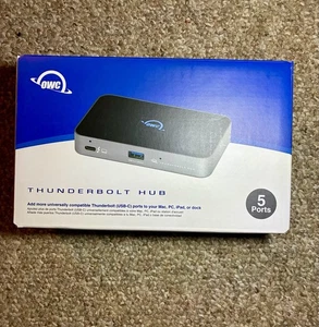 OWC OWCTB4HUB5P Thunderbolt 4 Docking Station–60W Power Delivery, 5 Ports (open) - Picture 1 of 8