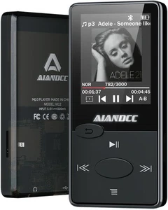 64GB Mp3 Player with Bluetooth 5.3 HiFi Sound, Mp3 Player with FM Radio, Mini... - Picture 1 of 8