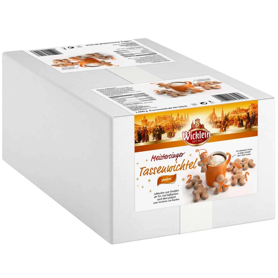 Wicklein cup gnome glazed 80s gingerbread figures pastries (19.99 EUR/kg) - Image 1 of 1