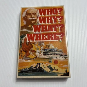 WHO? WHY? WHAT? WHERE? Game The World Book Encyclopedia game 1977 Complete - Picture 1 of 16