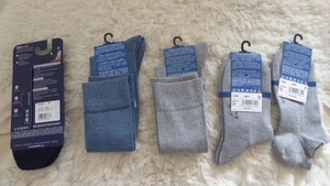 5 Paar Falke Kinderstrümpfe grau und hellblau Gr 35-38 NEU - Bild 1 von 6