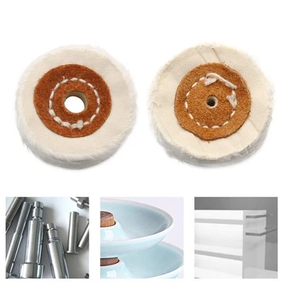 2In 50mm Cloth Buffing Wheel Winkelschleifer Polierscheibe Für Metall Schmuck - Bild 1 von 4