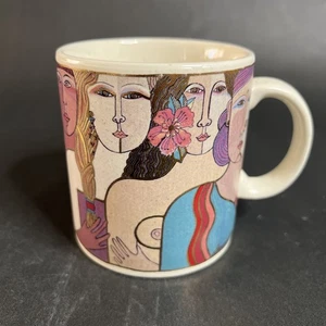 Laurel Burch “Women of Colour” Mug – 1993 Mikayla Collection, Multicolor Ceramic - Picture 1 of 10