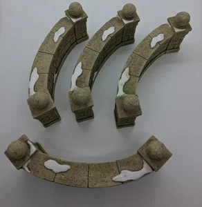 DEPT 56 CAMDEN PARK SET DI 4 PARETI IN PIETRA CURVA - Foto 1 di 4