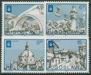 Yugoslavia 1982 Juegos Olímpicos de Invierno Sarajevo edificios 1950/53 nuevo - Imagen 1 de 1