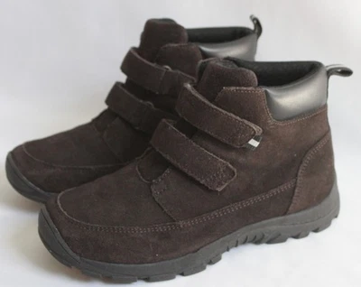 Lands' End Boys Youth Size 3M Brown Suede Leather Ankle Boots 501722 - Image 1 of 4