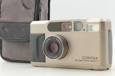 [Near MINT] Contax T2 Titan Silver Data Back 35mm Compact Film Camera From JAPAN - Image 1 of 4