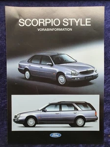 FORD Scorpio Style Informations Prospektblatt 10.1995 - Picture 1 of 2